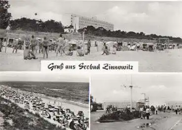 17454 Zinnowitz  Mehrbildkarte gebr. ca. 1970