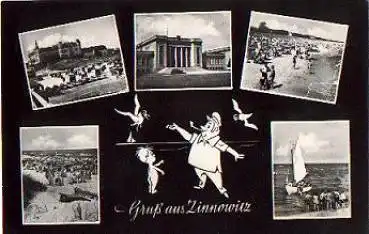 17454 Zinnowitz Mehrbildkarte o 19.9.1960