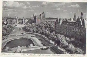 Hamburg Karl-Muck-Platz mit Hochhaus am Holstenwall o 4.8.1940