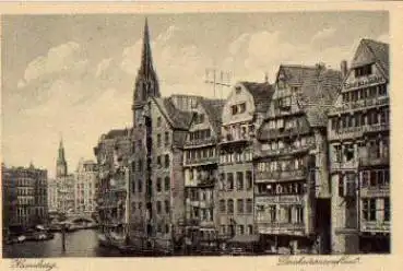 Hamburg Deichstrassenfleet * ca. 1910