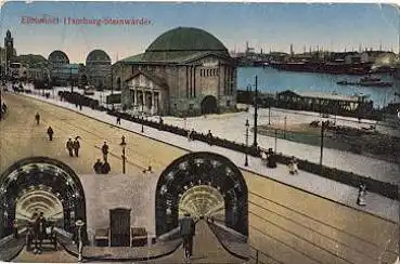 Steinwärder Hamburg Elbtunnel o 4.6.1917