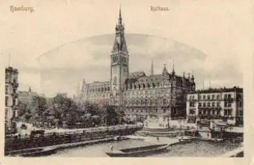 Hamburg Rathaus * ca. 1900