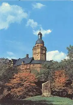 06343 Falkenstein Harz Burg mit Eike-von-Repgow-Stein * ca. 1970