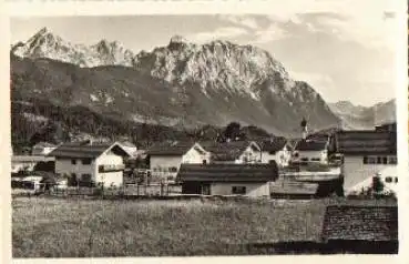 84494 Krün mit Karwendelgebirge o 29.7.1967