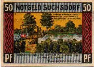 Suchsdorf Städtenotgeld 50 Pfennige Nr. 1 1921