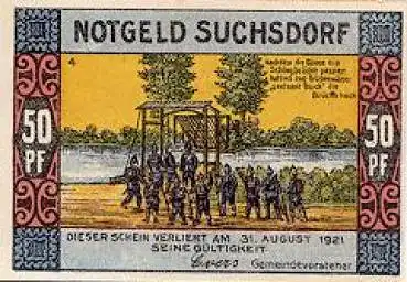 Suchsdorf Notgeld 25 Pfennige Nr. 4 1921