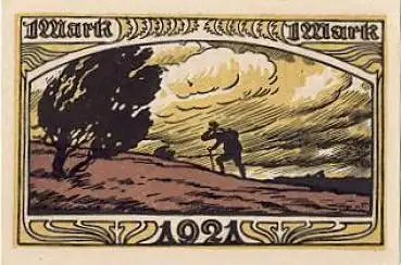 29646 Heidepark Städtenotgeld 1 Mark Landschaft 1921