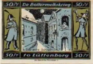 24321 Lüttenborg Städtenotgeld 50 Pfennige Bottermelkskrieg Nr. 2 1921