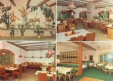 18528 Bergen HO-Rugard-Gaststätte Innenräume * ca. 1970