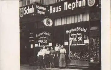 Fürth Schuhhaus Neptun Sternstrasse Echtfoto * 21.8.1913