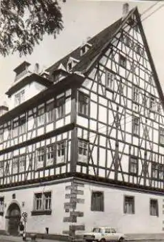 Erfurt Haus Zum Grünen Sittich und Gekrönten Hecht k.eine Ak  *ca.1970