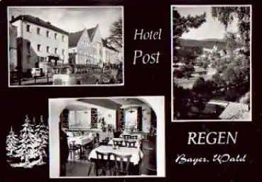 94209 Regen Hotel Post Omnibus * ca. 1960