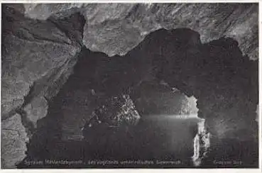 Syrauer Höhlenlabyrinth Unterirdischer Seenreich 1.8.1937