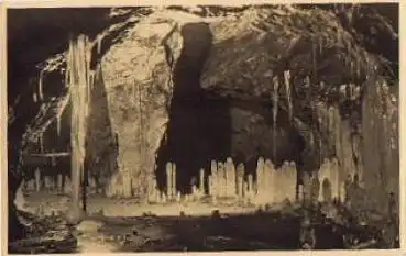 Rabenstein Felsendome Karl-Marx-Stadt Zauberreich des Eises Höhle Grotte * ca. 1955