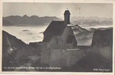 83735 Wendelstein Kircherl mit Wilden Kaiser Großglockner * ca.1920