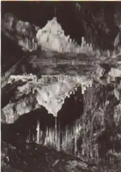 07318 Saalfeld Feengrotte,Märchendom mit Gralsburg Höhle * ca. 1960