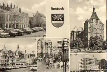 Rostock Ansichtskarte o 7.11.1981