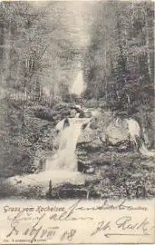 82431 Kochelsee Wasserfall am Kesselberg o ca. 1910