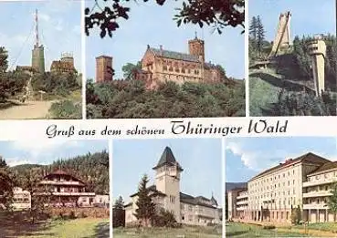 98559 Thüringer Wald, Gruß aus ... gebr. ca. 1970 Erh.II