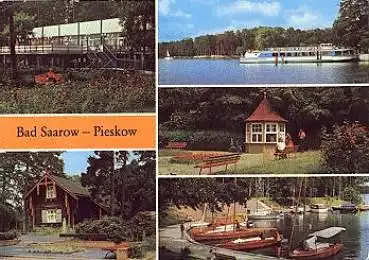 15526 Bad Saarow-Pieskow Mehrbildkarte o 1980