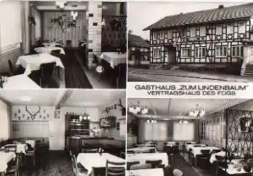 98678 Sachsenbrunn Gasthaus zum Lindenbaum o ca. 1975