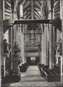 09599 Freiberg Dom Blick zur Silbermannorgel *ca. 1970