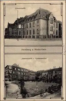 Duisburg Homberg Johannisstift Feldpost Vereinslazarett o 16.10.1916