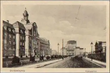 Duisburg Königsplatz gebr. 31.7.1921