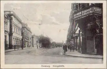 Duisburg Königstrasse gebr. ca. 1930