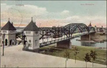 Duisburg, Neue Rheinbrücke o 1.10.1908