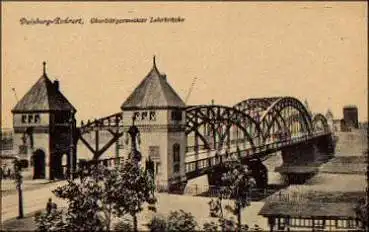 Duisburg Ruhrort Oberbürgermeister Lehrbrücke * ca. 1910
