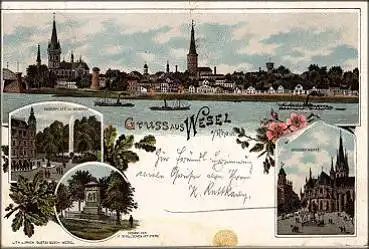 46483 Wesel Farblitho o 14.4.1905