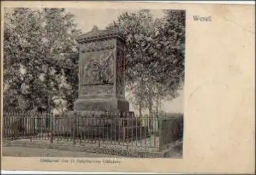 46483 Wesel Denkmal der 11 Schillschen Offiziere o 10.0.1906