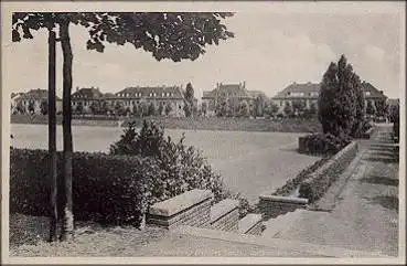 Homberg Duisburg Lutherpark mit Markus-Patfrathstrasse * ca. 1940