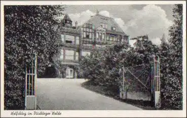 45468 Mülheim Speldorf Waldhotel Wolfsburg Duisburger Walde o 3.11.1958