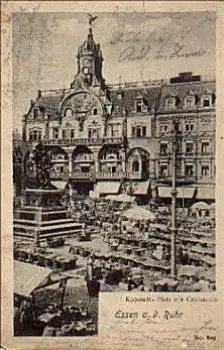Essen Ruhr Kopstadts Platz mit Colosseum o 1.4.1905