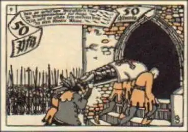 Herne Städtenotgeld Wert 50 Pfennige Nr. 9 1921