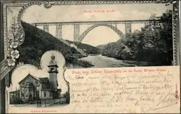 42857 Schloss Krüppelstein Kaiser Wilhelm-Brücke o 21.7.1902