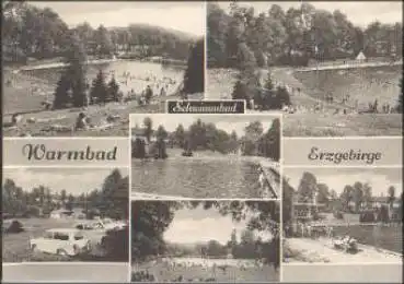 09429 Warmbad Wolkenstein Schwimmbad o ca. 1970