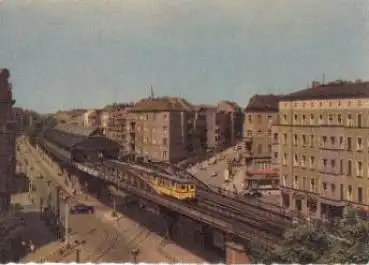 Prenzlauer Berg Berlin U-Bahnhof Dimitroffstrasse gebr. 5.6.1961