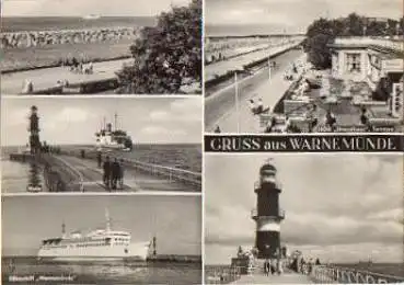 Warnemünde Ansichtskarte o 14.8.1968