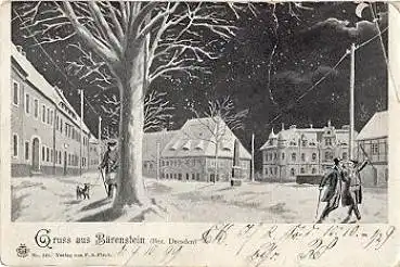 01768 Bärenstein Litho gebr. ca. 1900