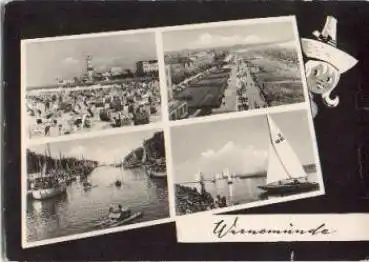 Warnemünde Ansichtskarte o 8.9.1964