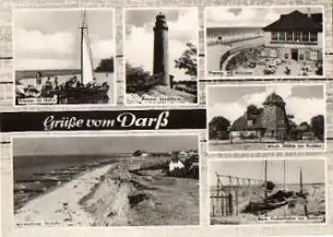 18375 Prerow am Darß Leuchtturm Windmühle o 27.5.1967