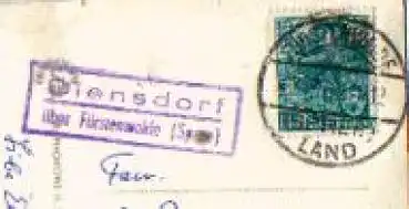 15864 Diensdorf Landpoststempel auf AK Scharmützelsee  o 23.7.1960