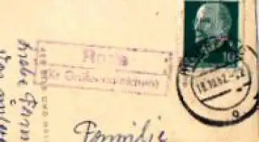 06773 Rotta Kreis Gräfenhainichen Landpoststempel AK Restaurant Ochsenkopf o 18.10.1962