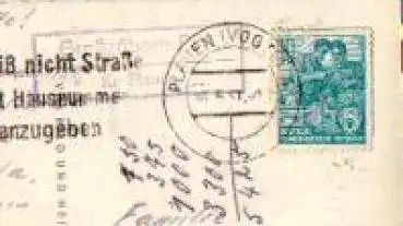 08538 Großzöbern-Burk Kreis Plauen Landpoststempel auf AK Plauen o 16.8.1962