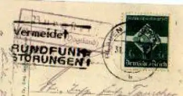 08538 Burgstein Landpoststempel Posthilfsstellenstempel  o 31.5.1935 AK Burgstein