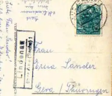 08289 Lindenau Landpoststempel o 9.8.1961