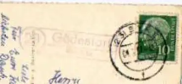 28857 Gödestorf Landpoststempel Posthilfsstellenstempel o 4.3.1957